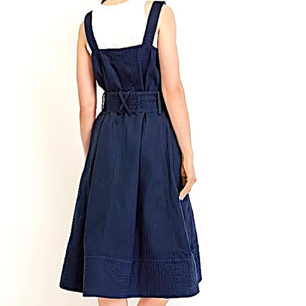 Everlane Organic Cotton Denim A Line Midi Dress - Picture 4 of 14